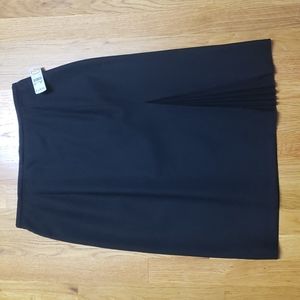 New with tags talbot 6P black italian wool skirt